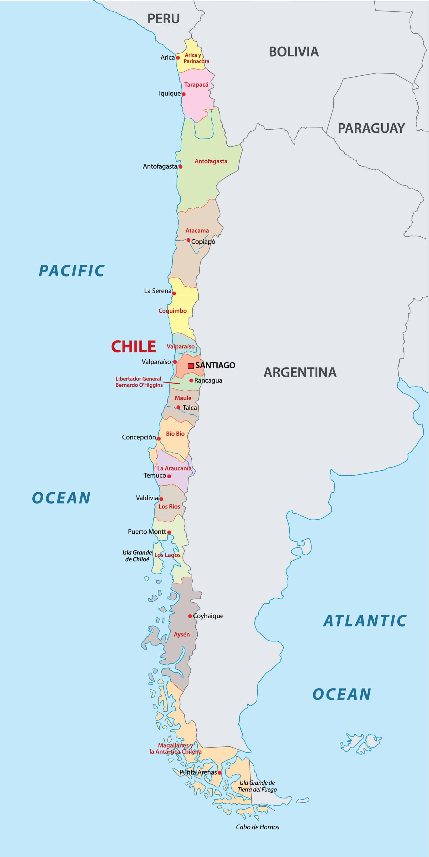 Mapa Detalhado Do Chile Mapa Detalhado Do Chile America Do Sul Images